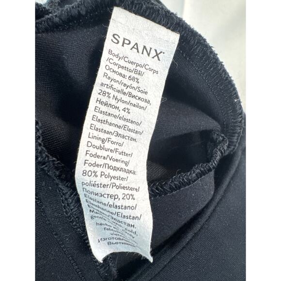 Spanx Dressy black dress pant with faux buttons 1X - Picture 6 of 8